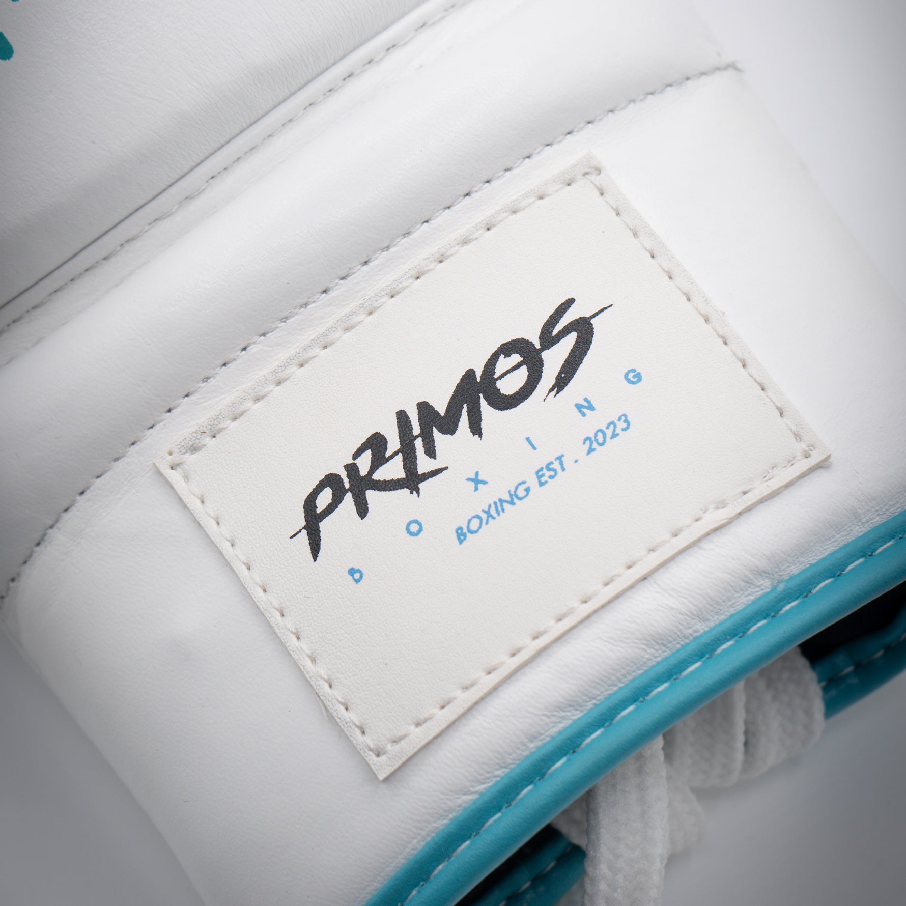 Echtleder Boxhandschuhe Lace Up – PRIMOS SKY BLUE