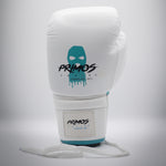 Echtleder Boxhandschuhe Lace Up – PRIMOS SKY BLUE