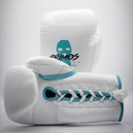 Echtleder Boxhandschuhe Lace Up – PRIMOS SKY BLUE