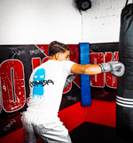 Performance Boxshorts Weiß Blau