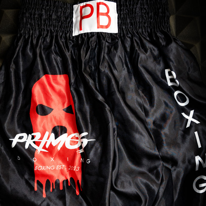 Performance Boxshorts Schwarz Rot