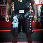 Performance Boxshorts Schwarz Blau