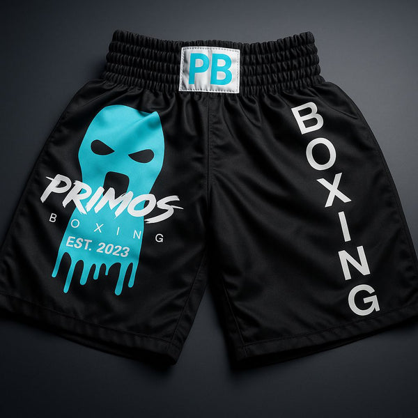 Performance Boxshorts Schwarz Blau