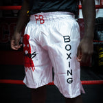 Performance Boxshorts Weiß Rot