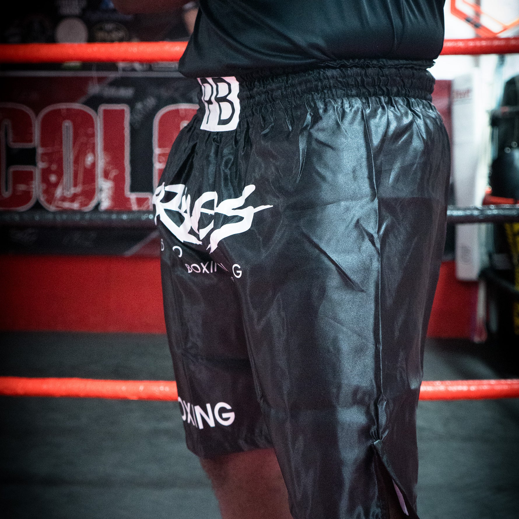 Performance Boxshorts Schwarz Weiß